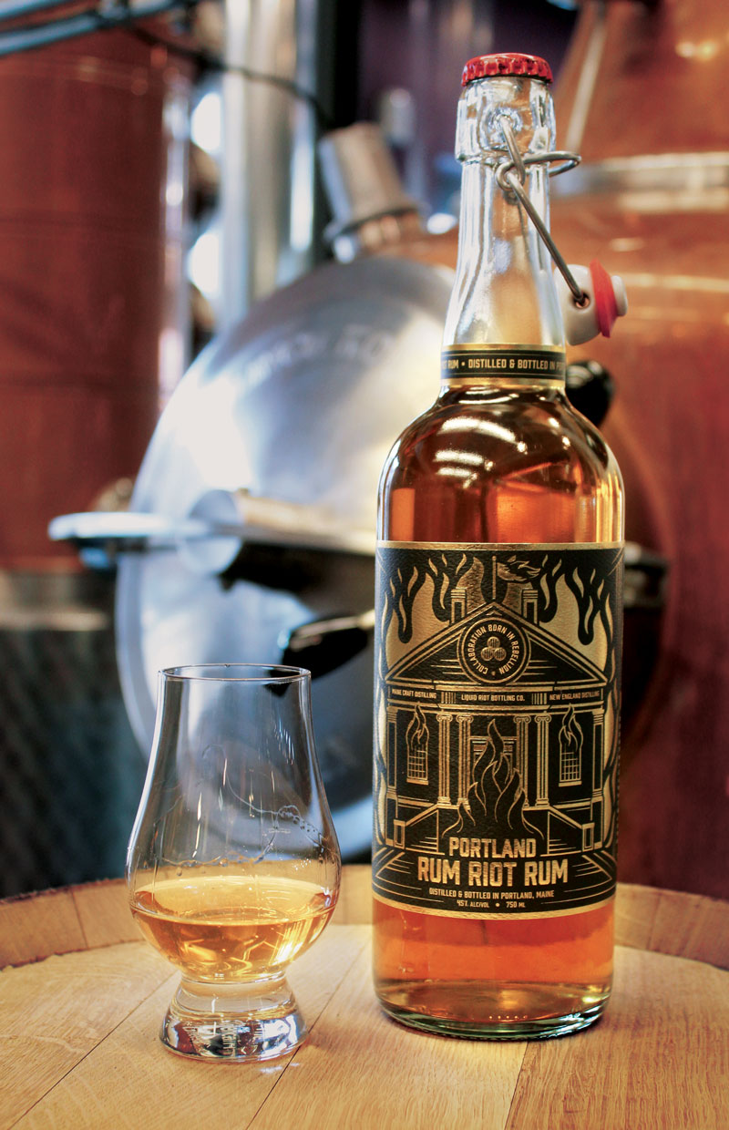 Liquid Riot – Maine Craft Distilling – New England Distilling – Portland Rum Riot Rum